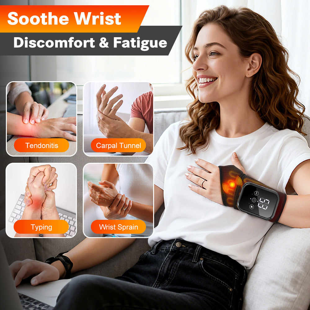 # Three-Level Heating and Three-Mode Vibration Wrist Support