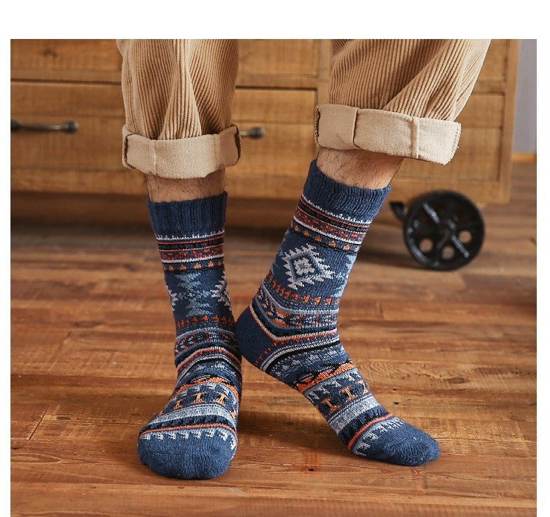 **Men's Autumn/Winter Socks | Mid-Calf Socks, 5-Pair Pack**