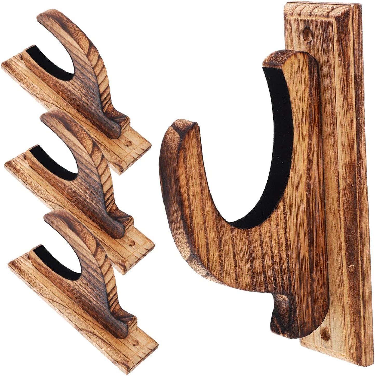 Solid Wood Wall-Mounted Gun Rack