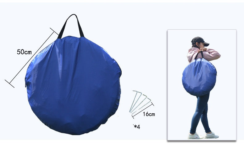 # Automatic Quick-Opening Single Fishing Tent