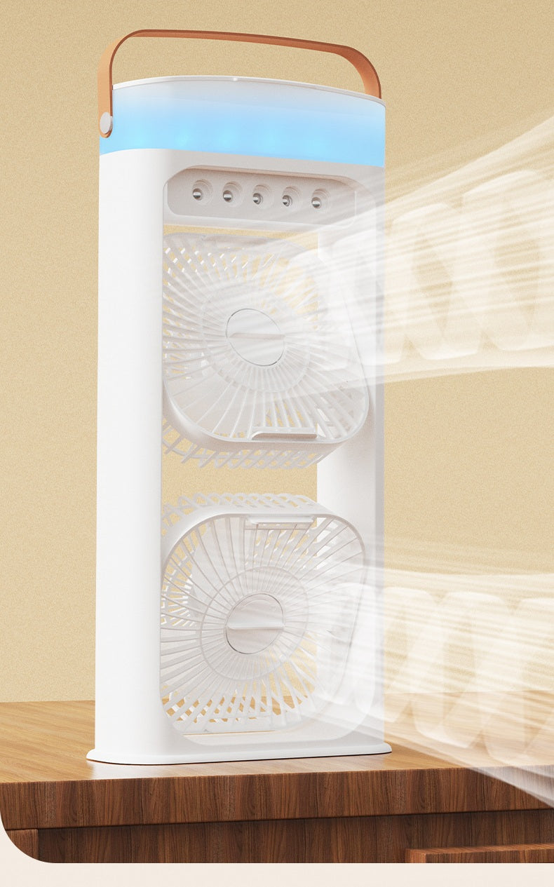 # Dual-Head Spray Water-Cooled Humidifier Fan