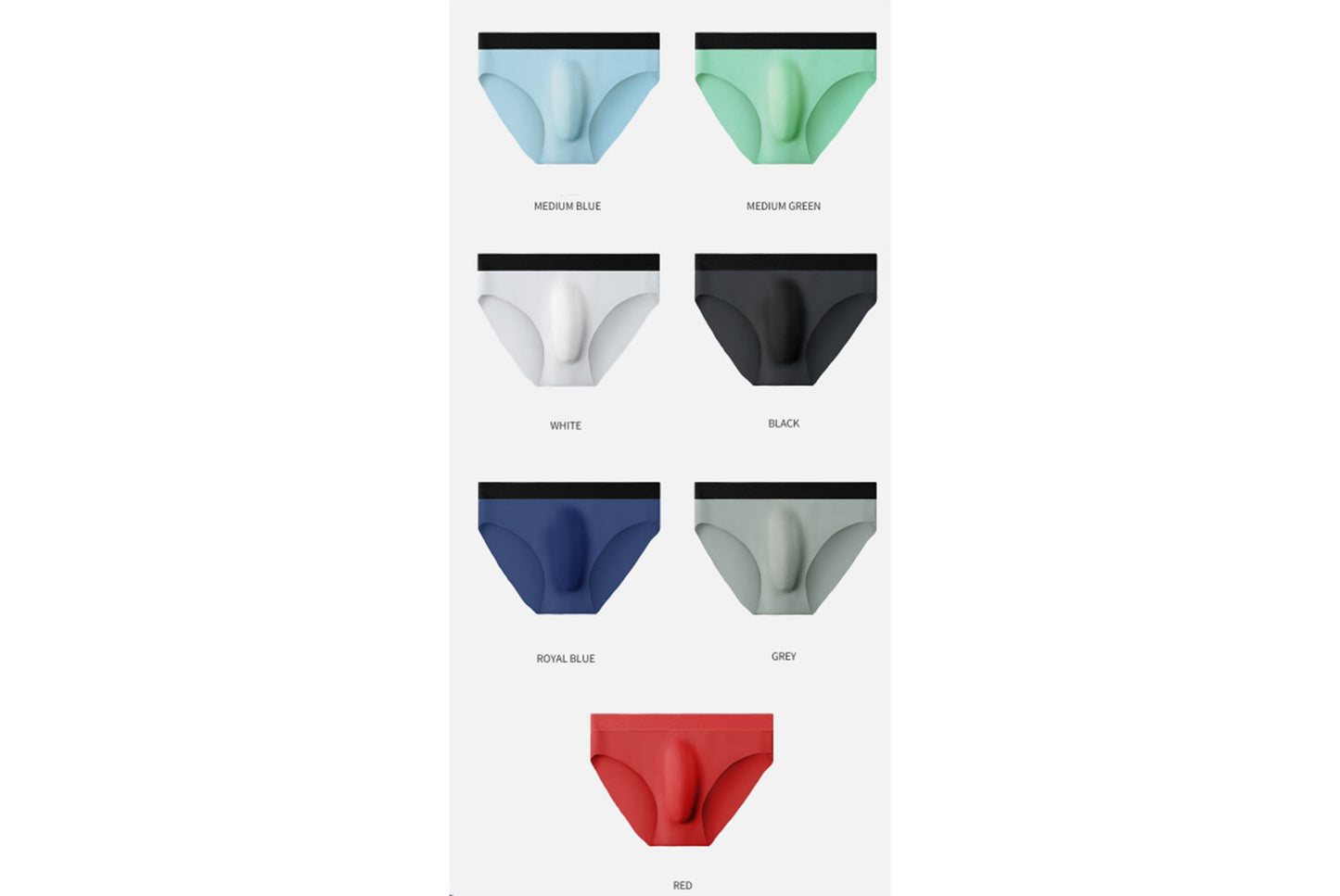 **Men's Ice Silk Seamless Breathable Briefs**