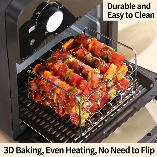 **304 Stainless Steel Air Fryer Grill Rack (Home Oven Grill Rack)**