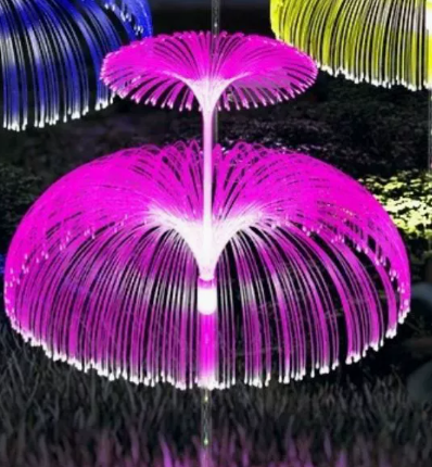 Solar Double Layer Jellyfish Light