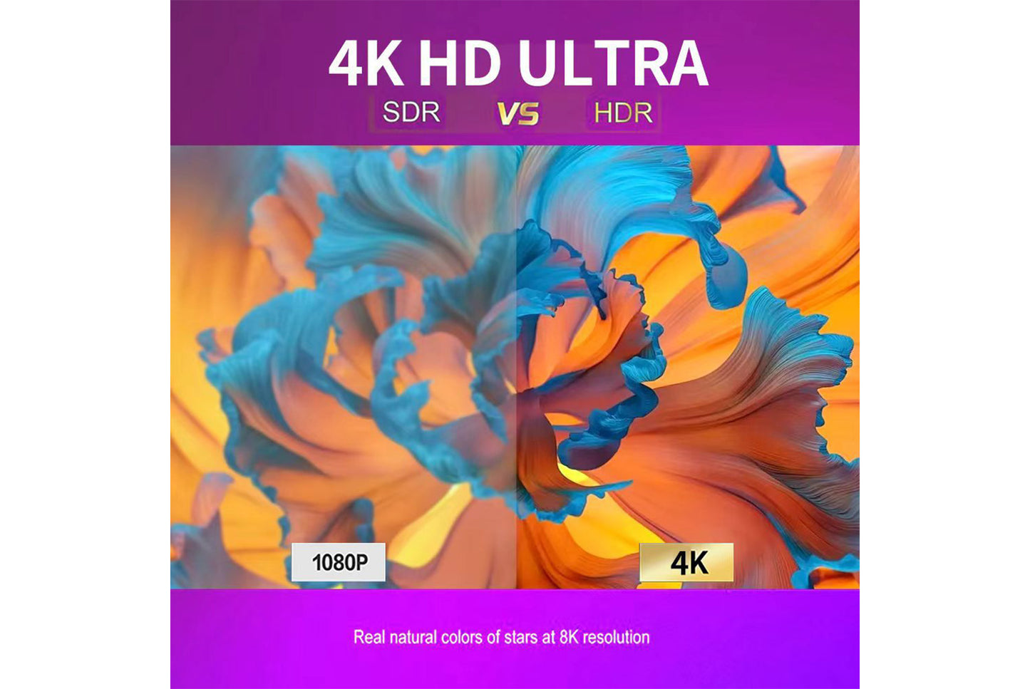 **M10 Smart Projector, White, Android**(UK plug)