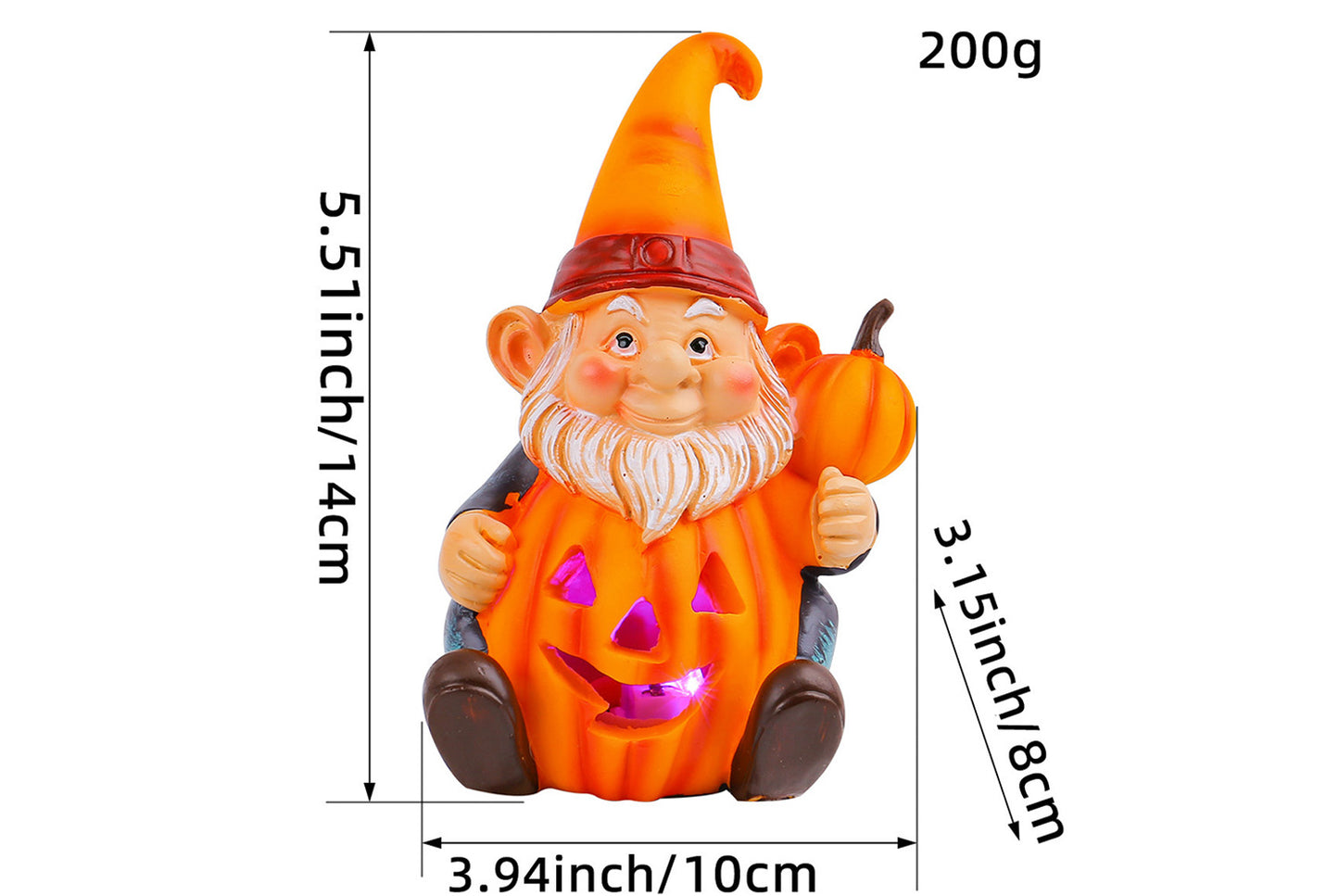 Halloween Glowing Gnome Ornament | 4 Styles Available