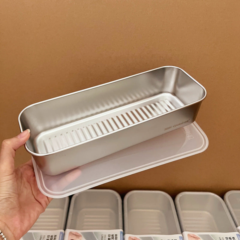 [Pack of 4]**304 Stainless Steel Storage Box**