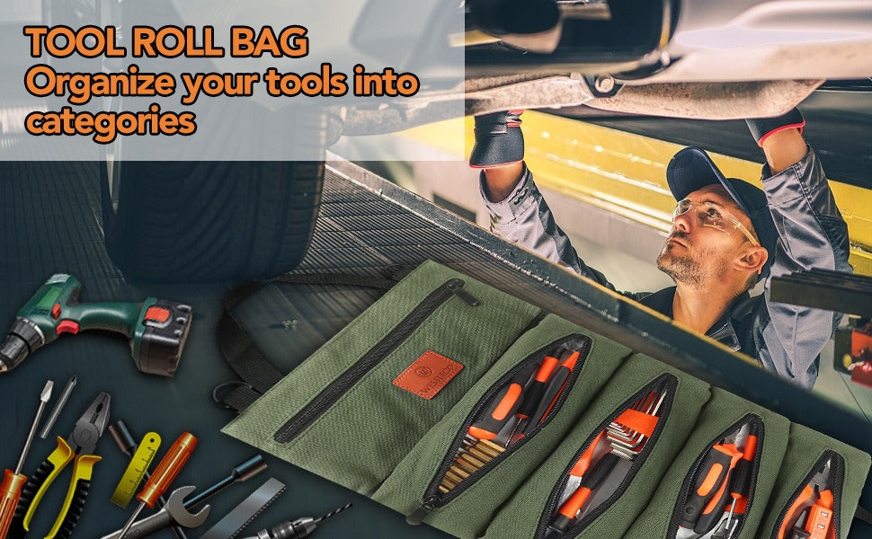 Canvas Car Tool Storage Bag