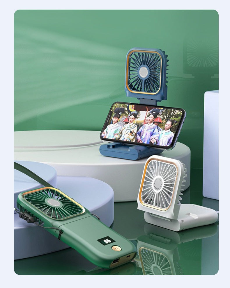 # Foldable Digital Display Handheld Fan
