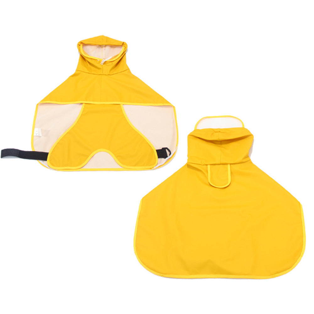 # Hooded Double-Layer Dog Raincoat