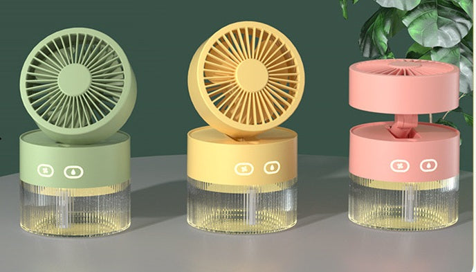 # Foldable Humidifying Spray Desktop Fan