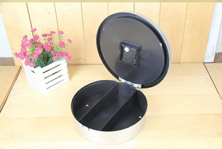 **clock safe clock safe jewelry storage box**