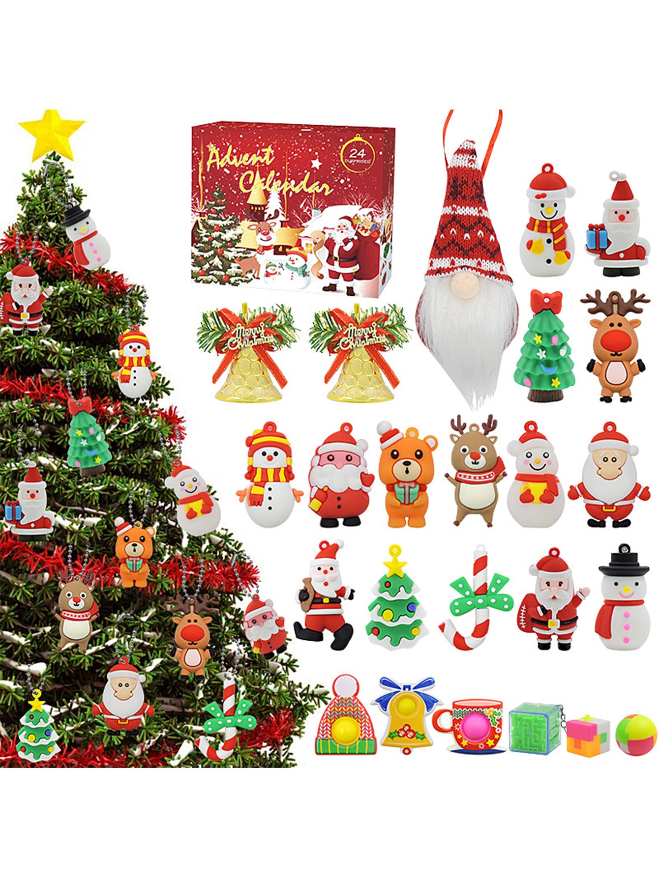 Christmas pendant blind box set