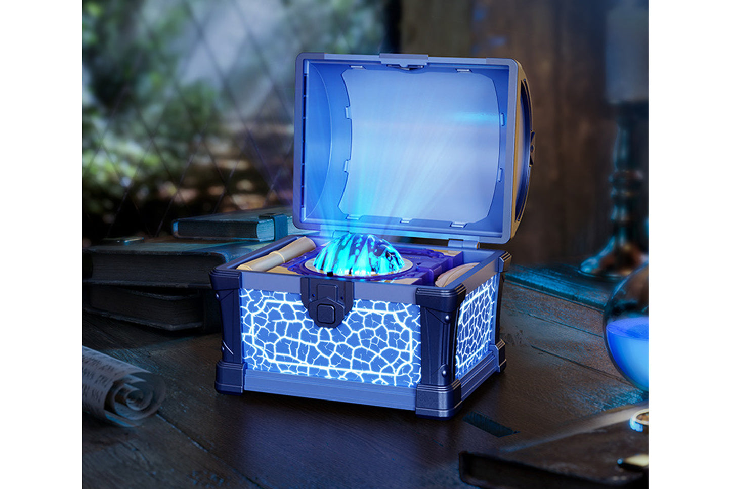 Treasure Chest Projector Lamp Starry Sky Ceiling Mood Light