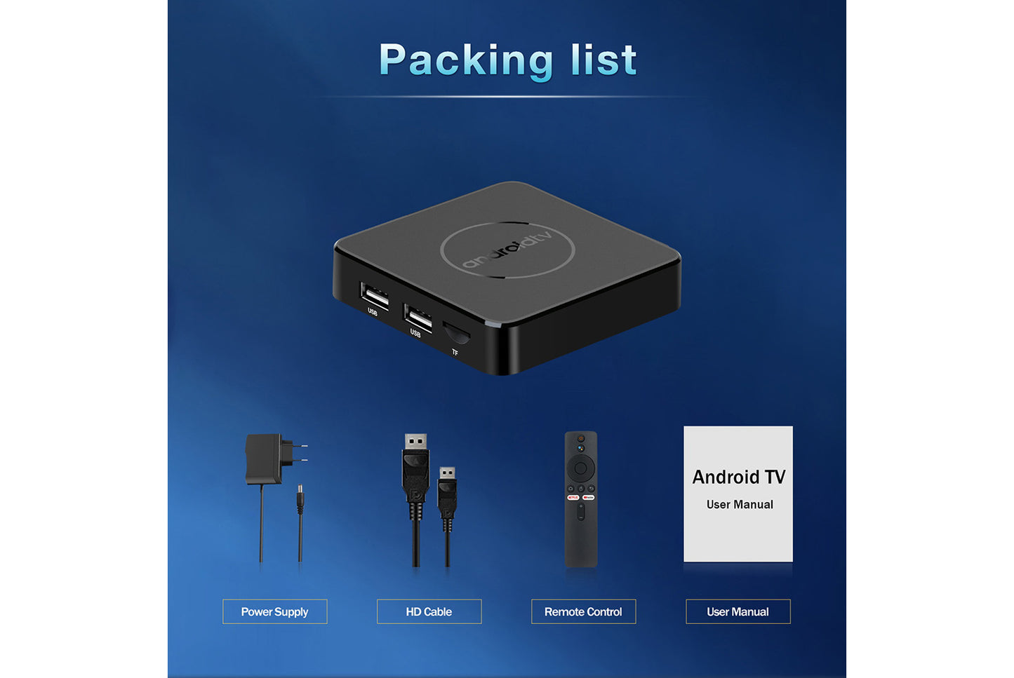 **Wi-Fi 6 Smart Internet Set-Top Box 8GB+128GB UK Edition**(UK plug)