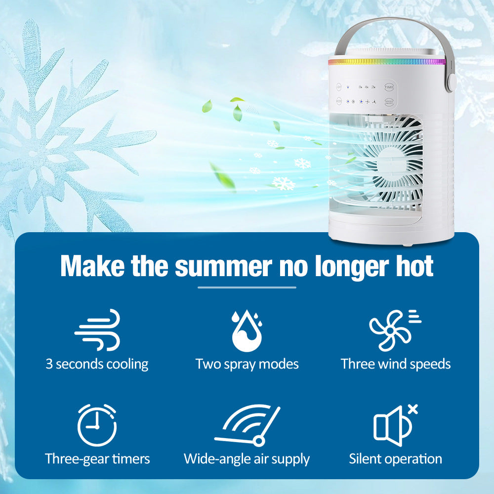 # Water-Cooled Spray Desktop Air Cooler