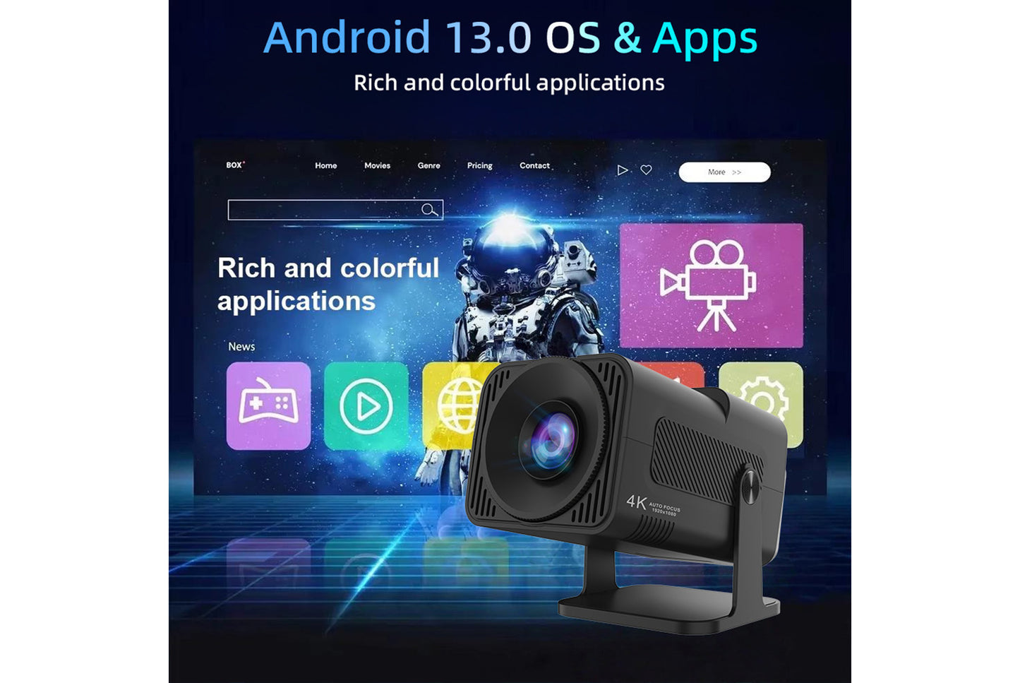 **X12 Smart 4K Projector 2+16GB Edition**