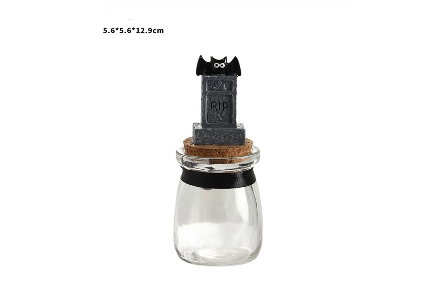 **Cute Ghost Pumpkin Resin Candy Jar Ornament**