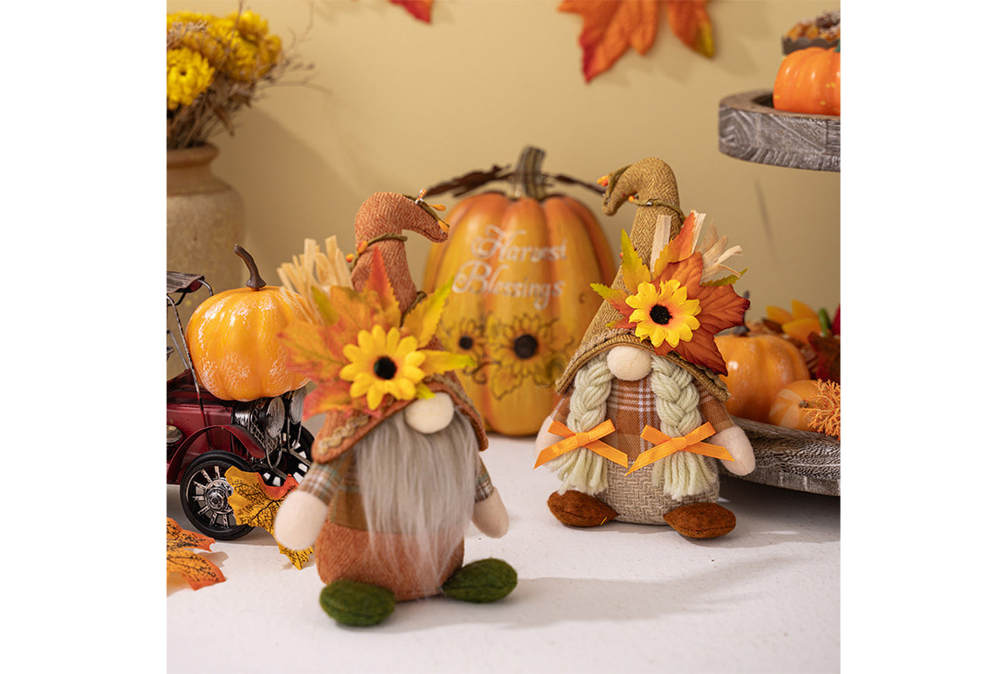 Standing Faceless Doll Gnome Figurine