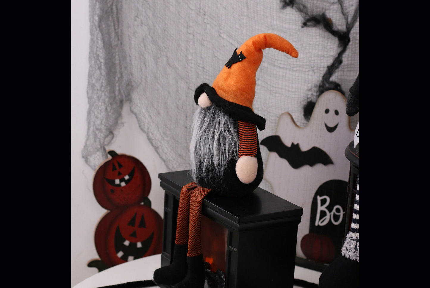 **Halloween 65cm Bat Faceless Old Man Doll**
