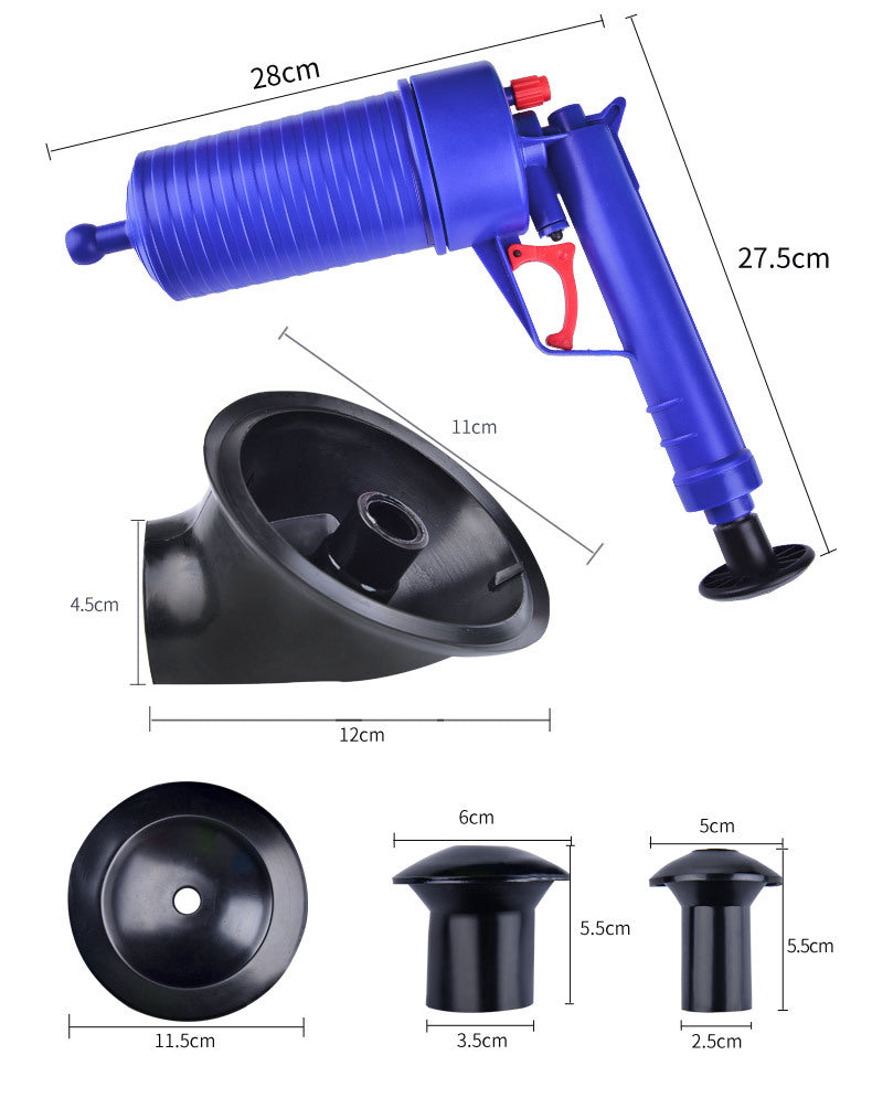 Pneumatic One-Shot Drain Cleaner