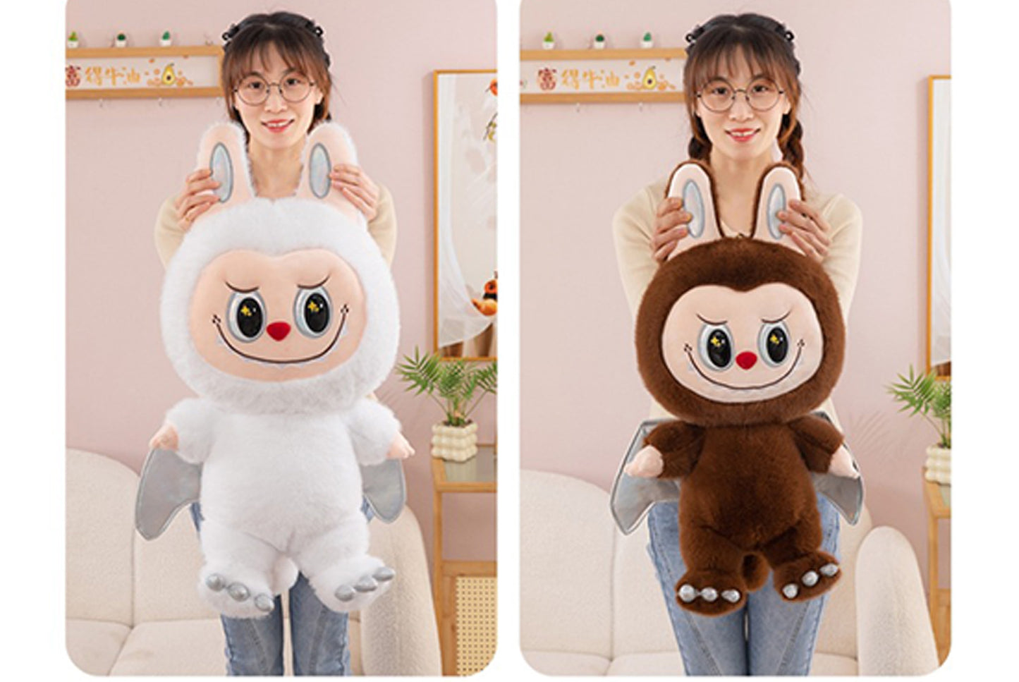 Angel Labubu Plush Toy