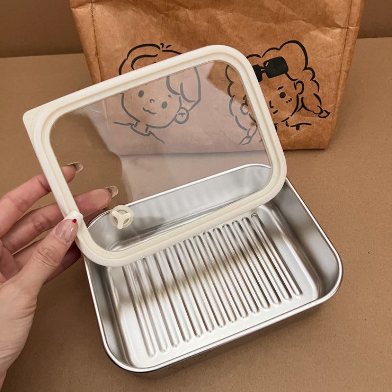 304 Stainless Steel Food Storage Container