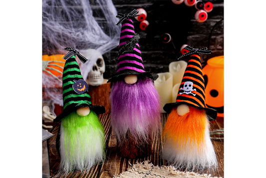 Halloween Mini Wizard Hat Figure | Three Colors Available