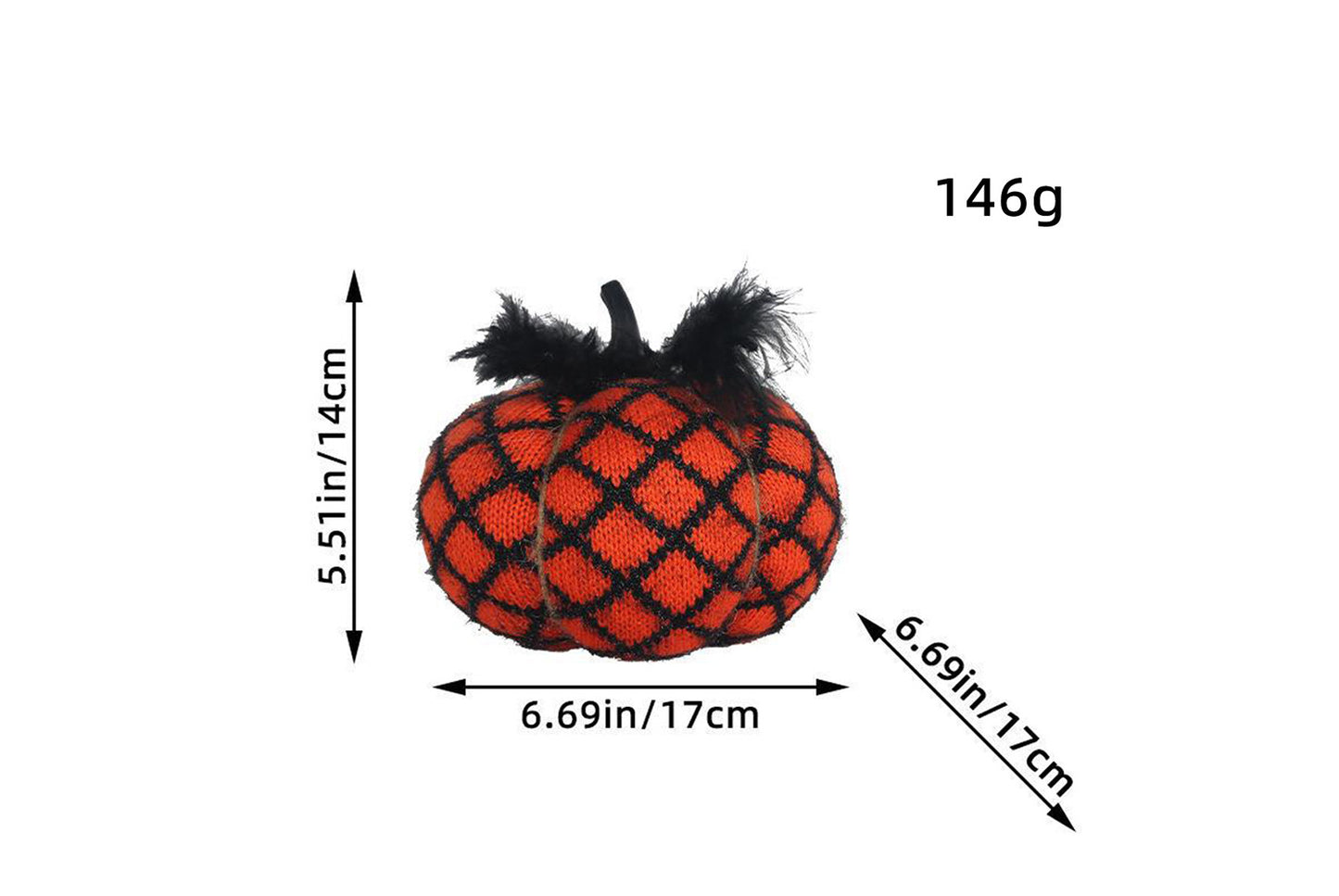 Halloween Pumpkin Ornaments | Five Colors Available