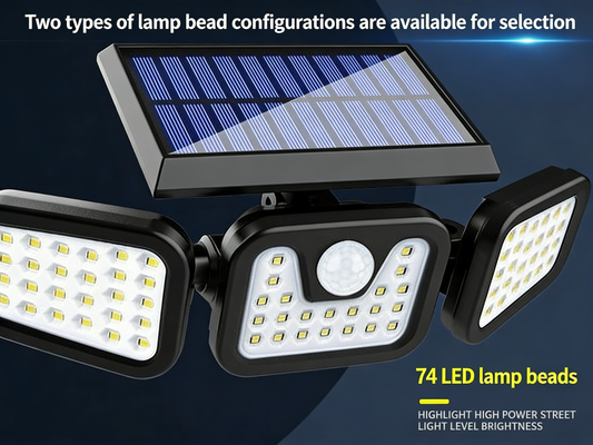 Three-Head Split Wall Light