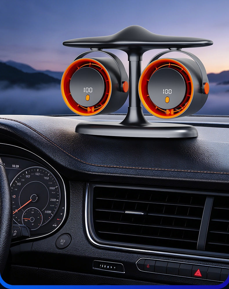 # Dual-Head Desktop Turbine Circulator Fan