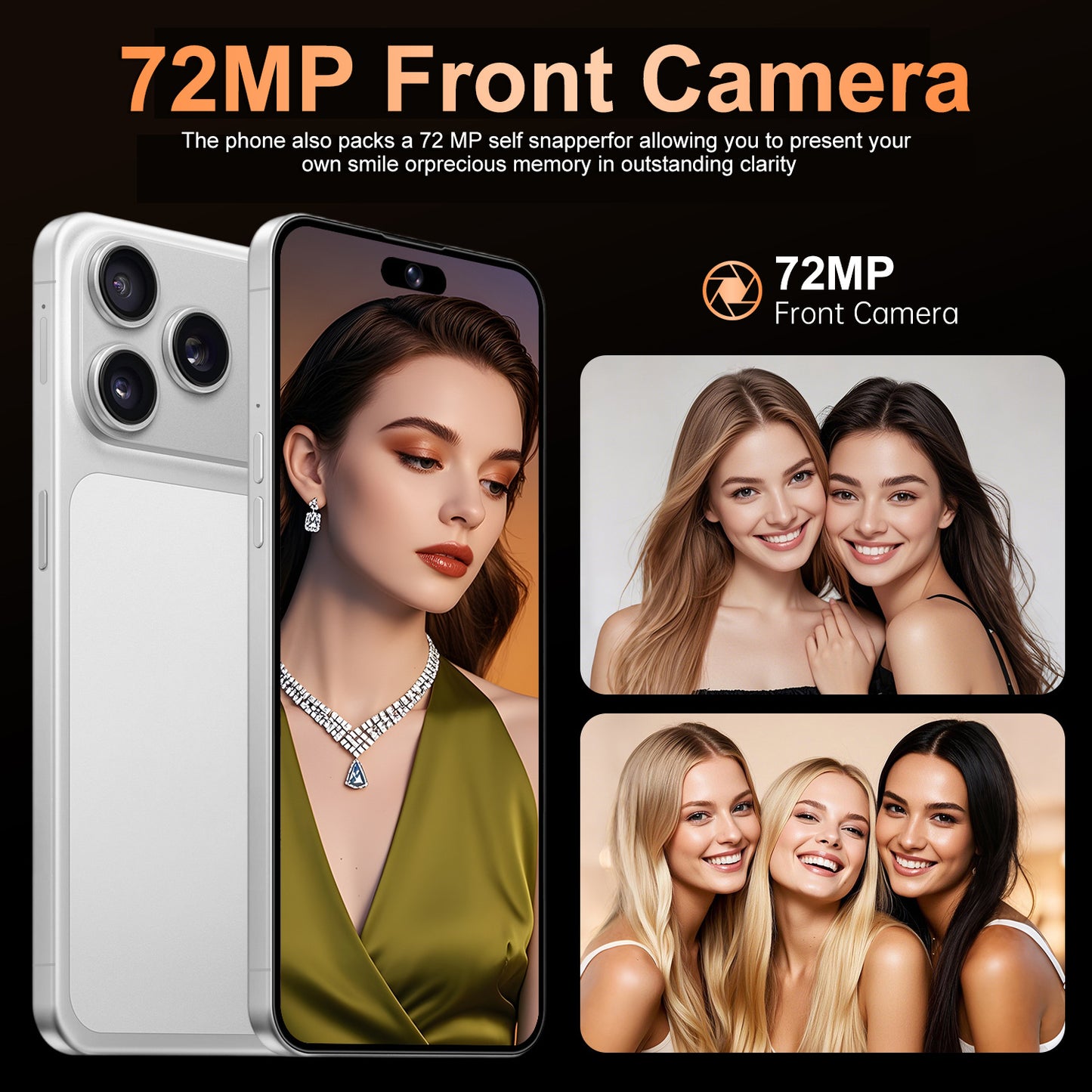 **I17 Pro Max 7.3-inch Dynamic Island 16+1TB Smart Android Phone**