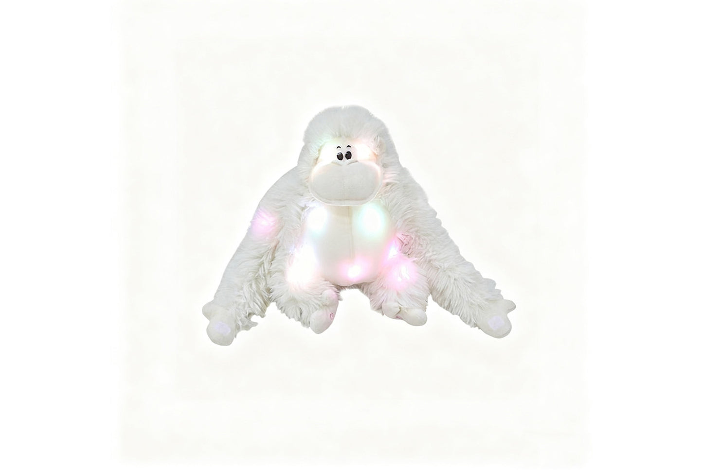 Multi-Color Musical Light-Up Gorilla Plush Toy