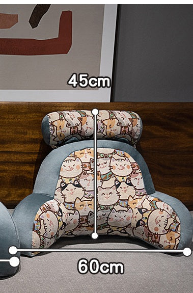 Soft Backrest Cushion with Lumbar Support