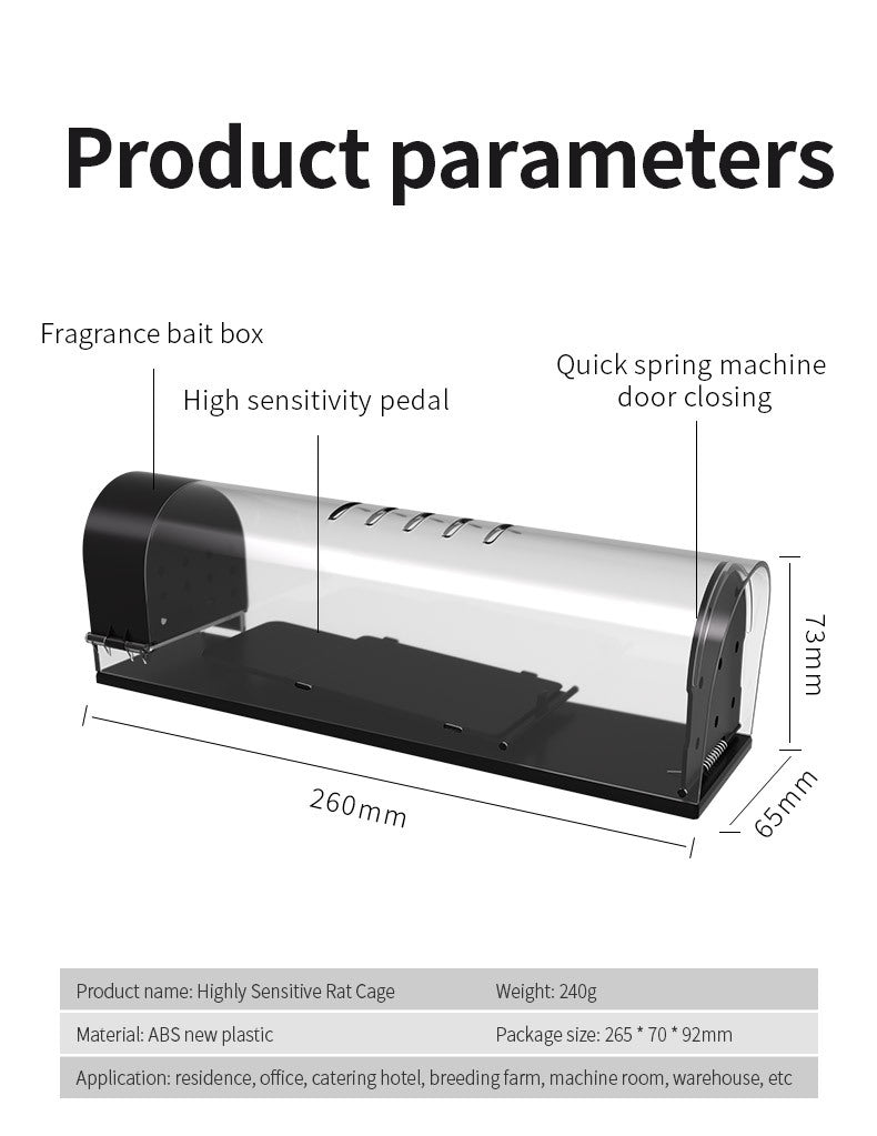 # High-Sensitivity Pedal-Type Eco-Friendly Mouse Trap