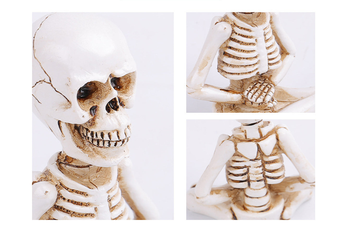 Meditating Skull Tabletop Ornament