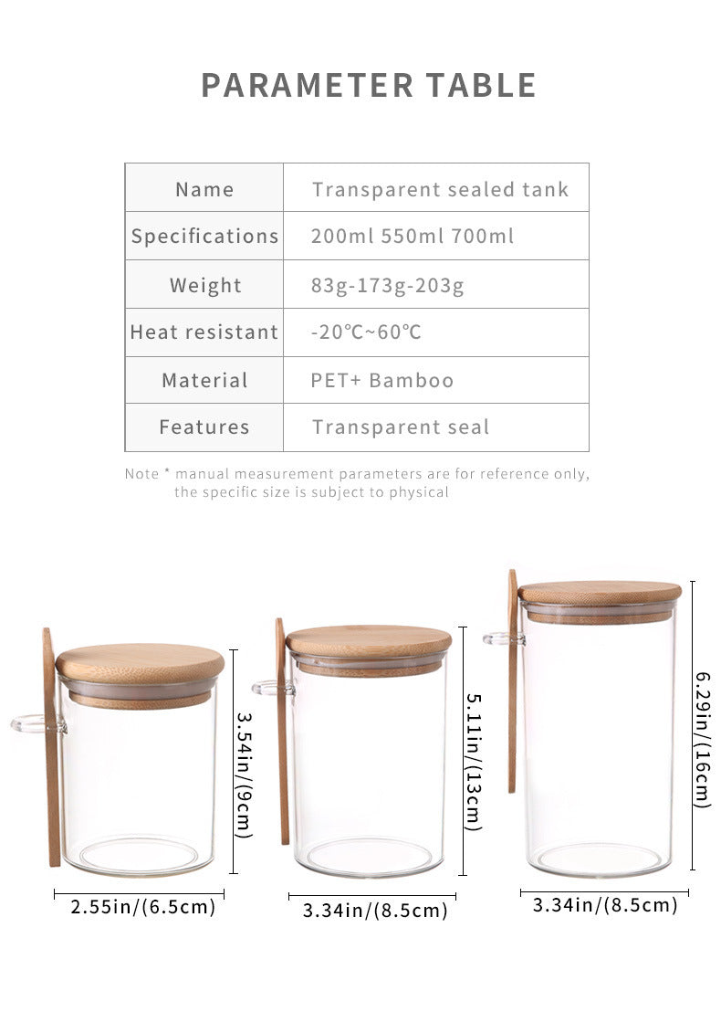 Transparent Airtight Container
