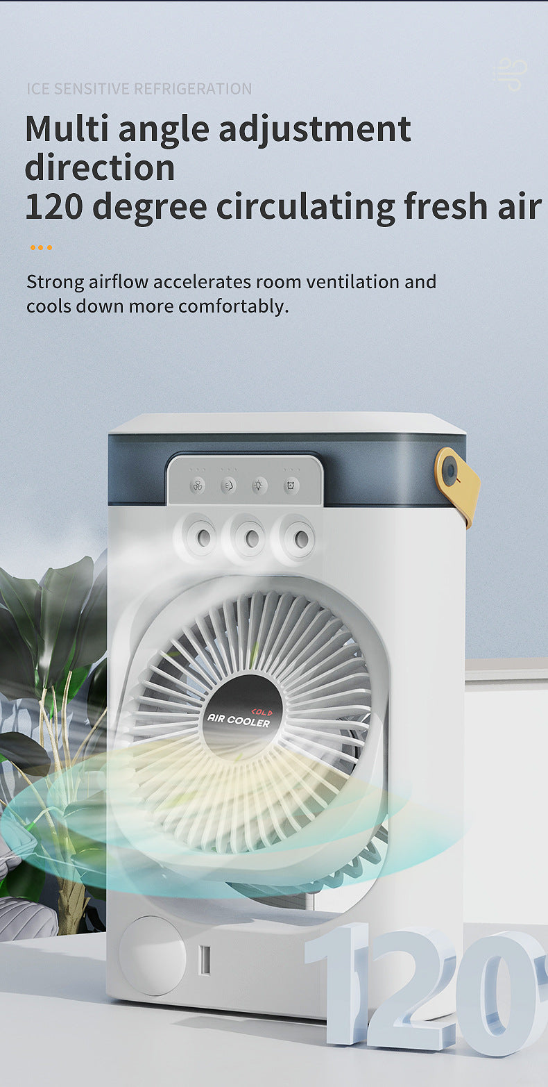 # Three-Hole Spray Desktop Air Cooler