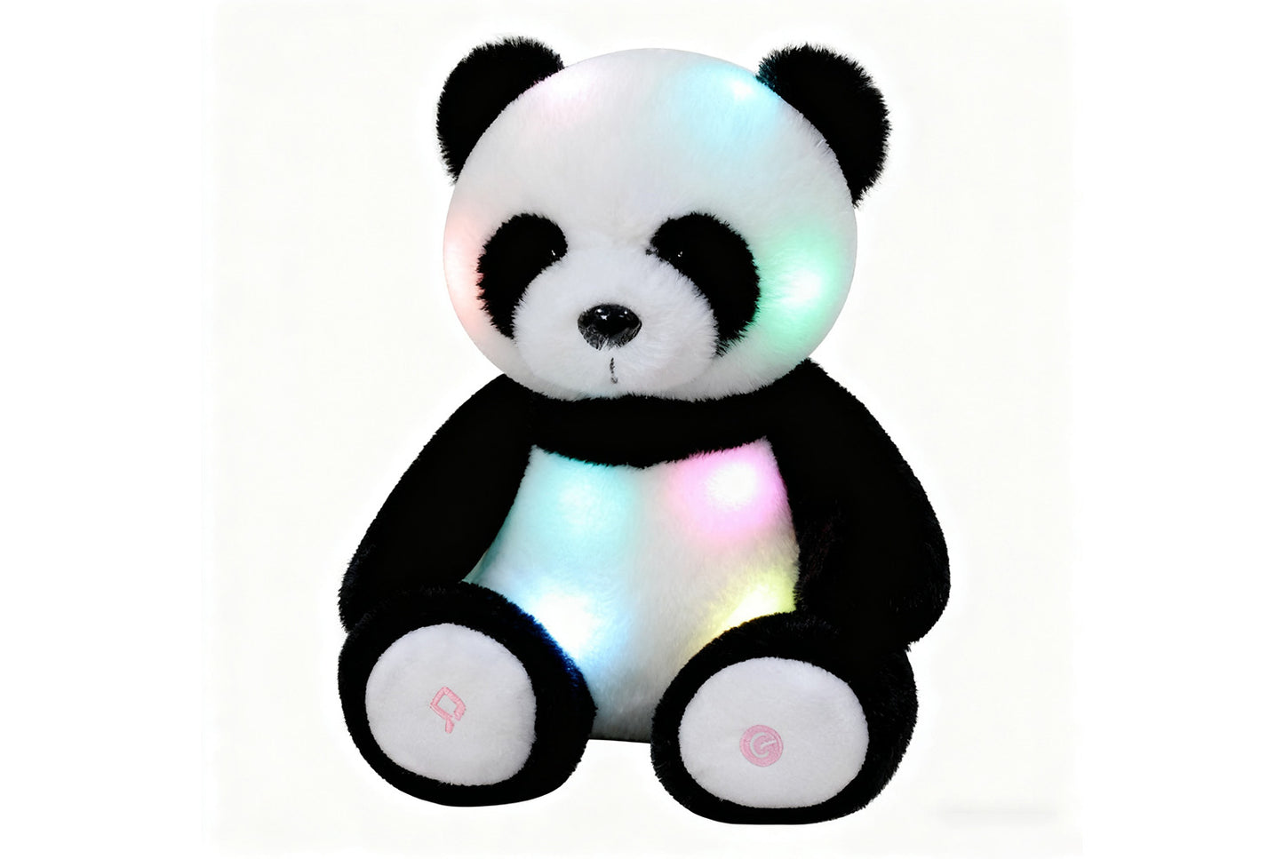 **Colorful Musical Glowing Panda | Sleeping Educational Plush Toy**