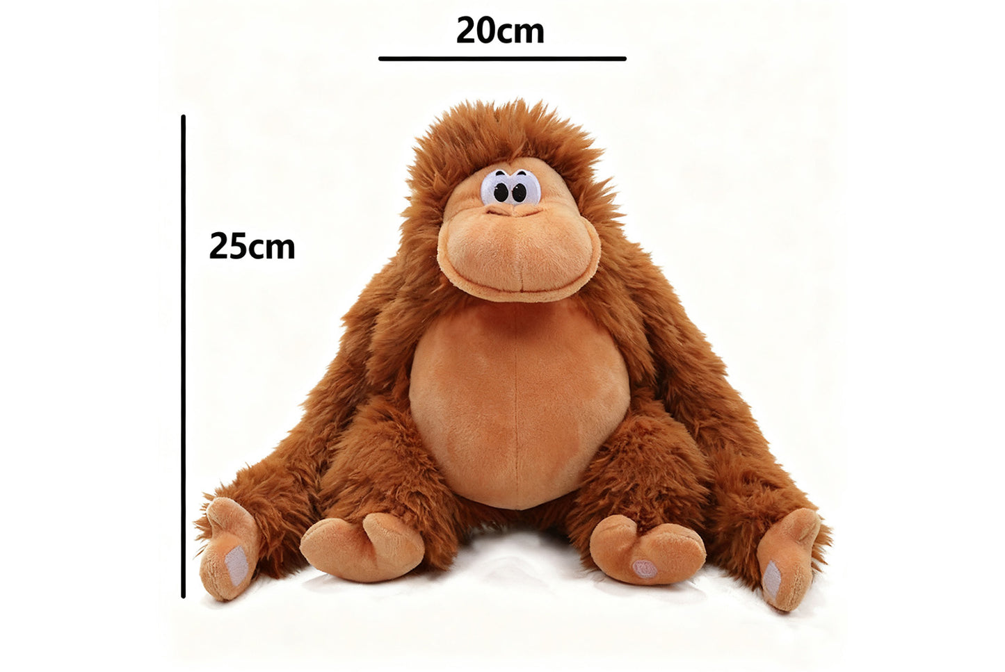 Multi-Color Musical Light-Up Gorilla Plush Toy