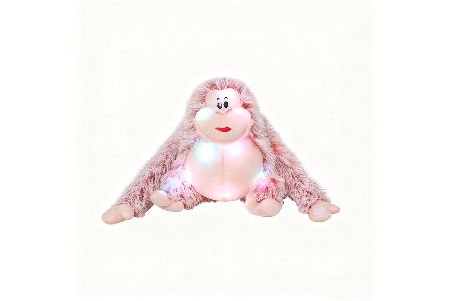 Multi-Color Musical Light-Up Gorilla Plush Toy