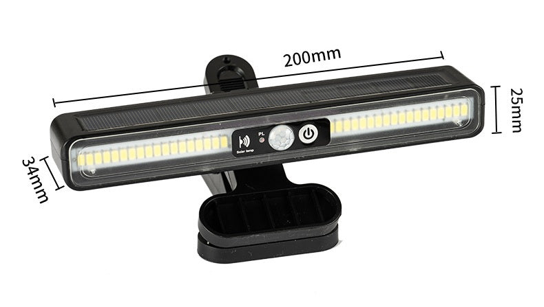 Solar Panel Clip-on Light