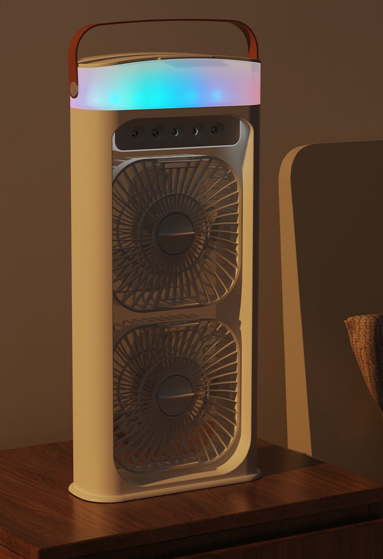 # Dual-Head Spray Water-Cooled Humidifier Fan