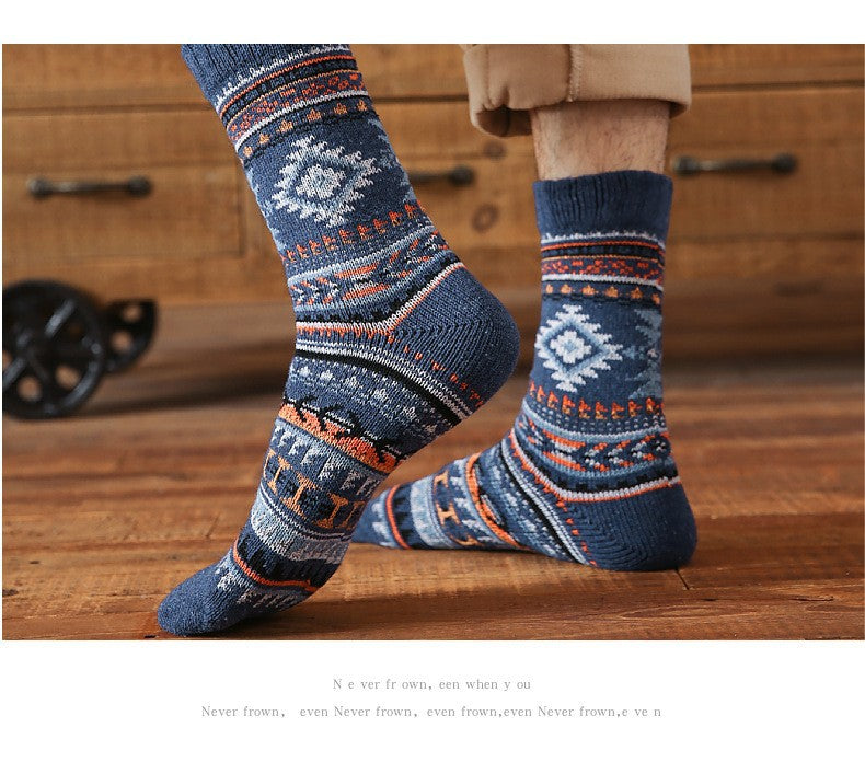 **Men's Autumn/Winter Socks | Mid-Calf Socks, 5-Pair Pack**