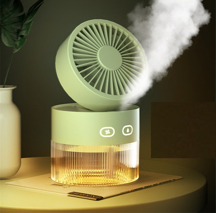 # Foldable Humidifying Spray Desktop Fan