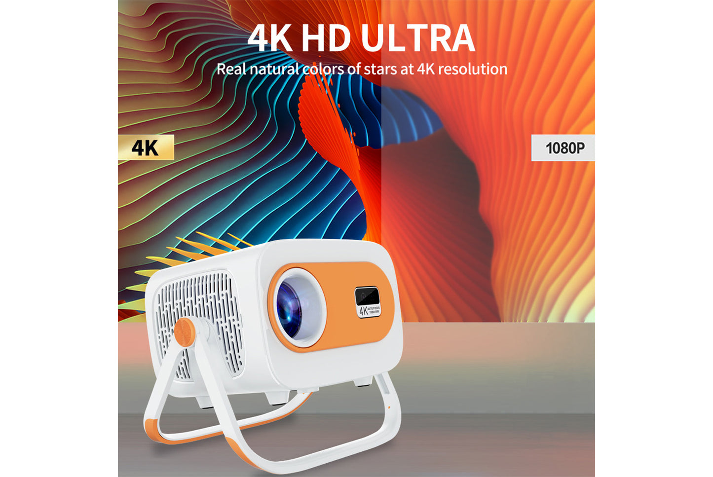 **JY325 Android 4K Projector Portable Smart Home Theater**(UK plug)