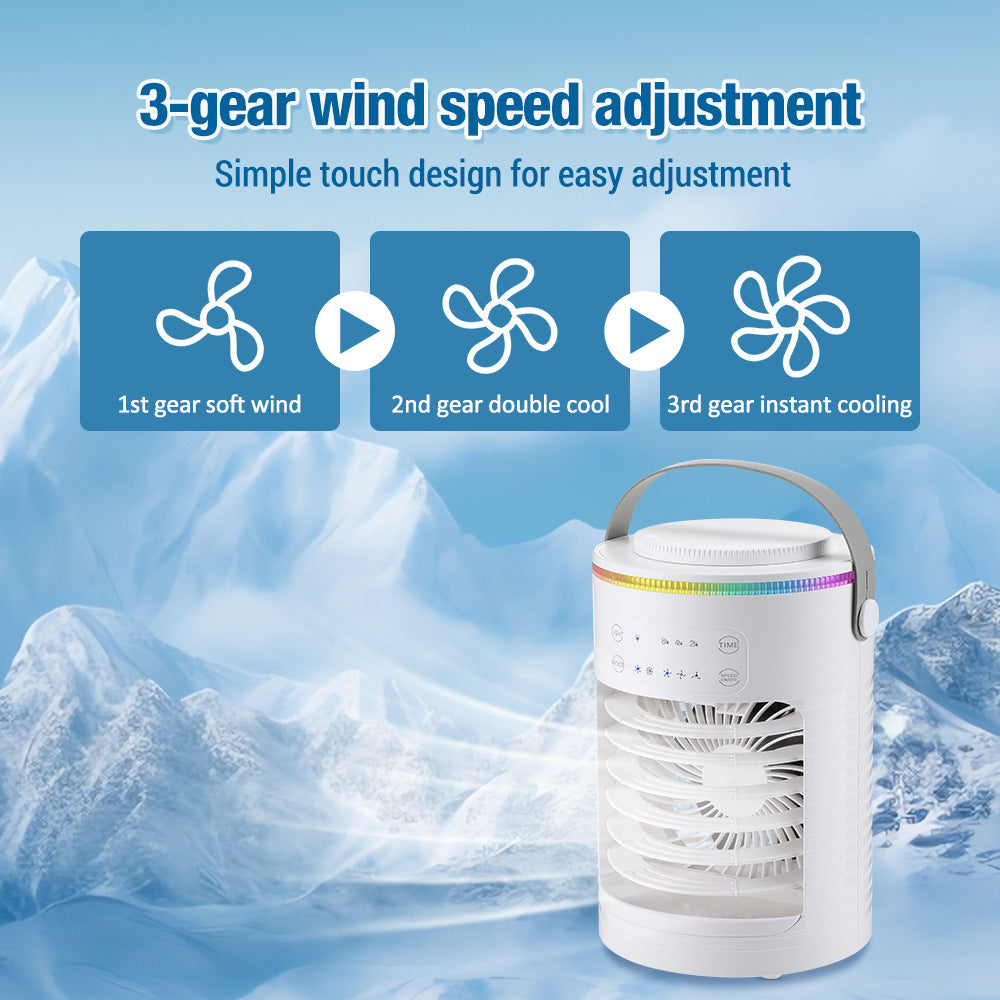 # Water-Cooled Spray Desktop Air Cooler