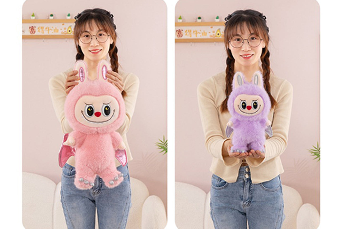 Angel Labubu Plush Toy