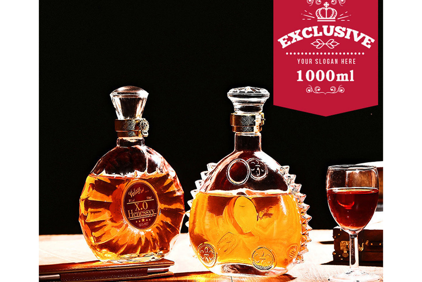 **Glass Wine Storage Bottles**