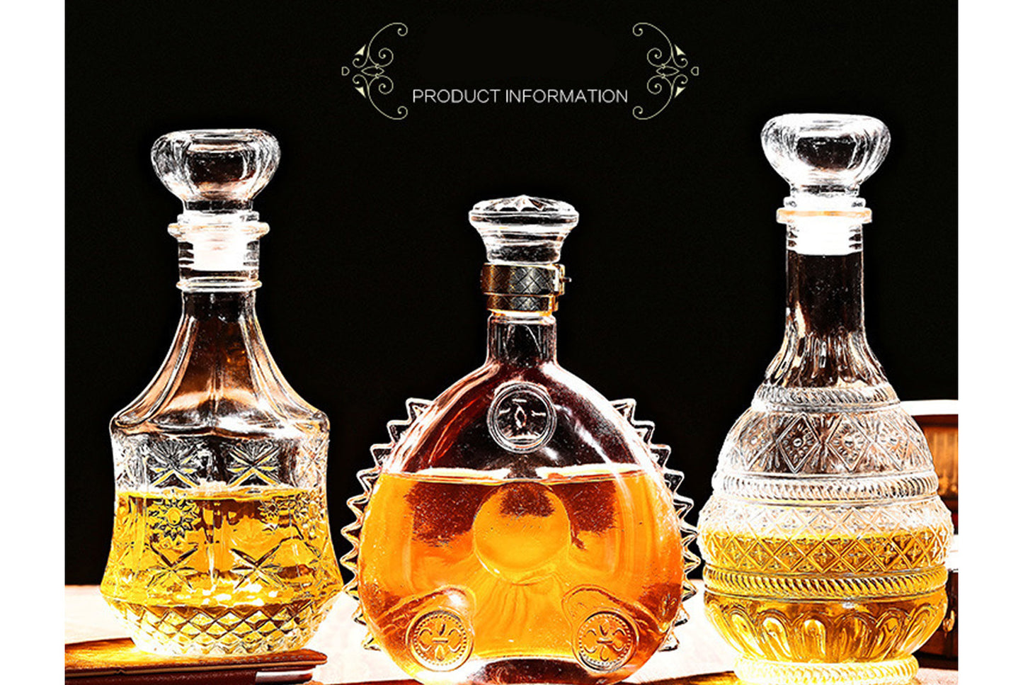 **Glass Wine Storage Bottles**